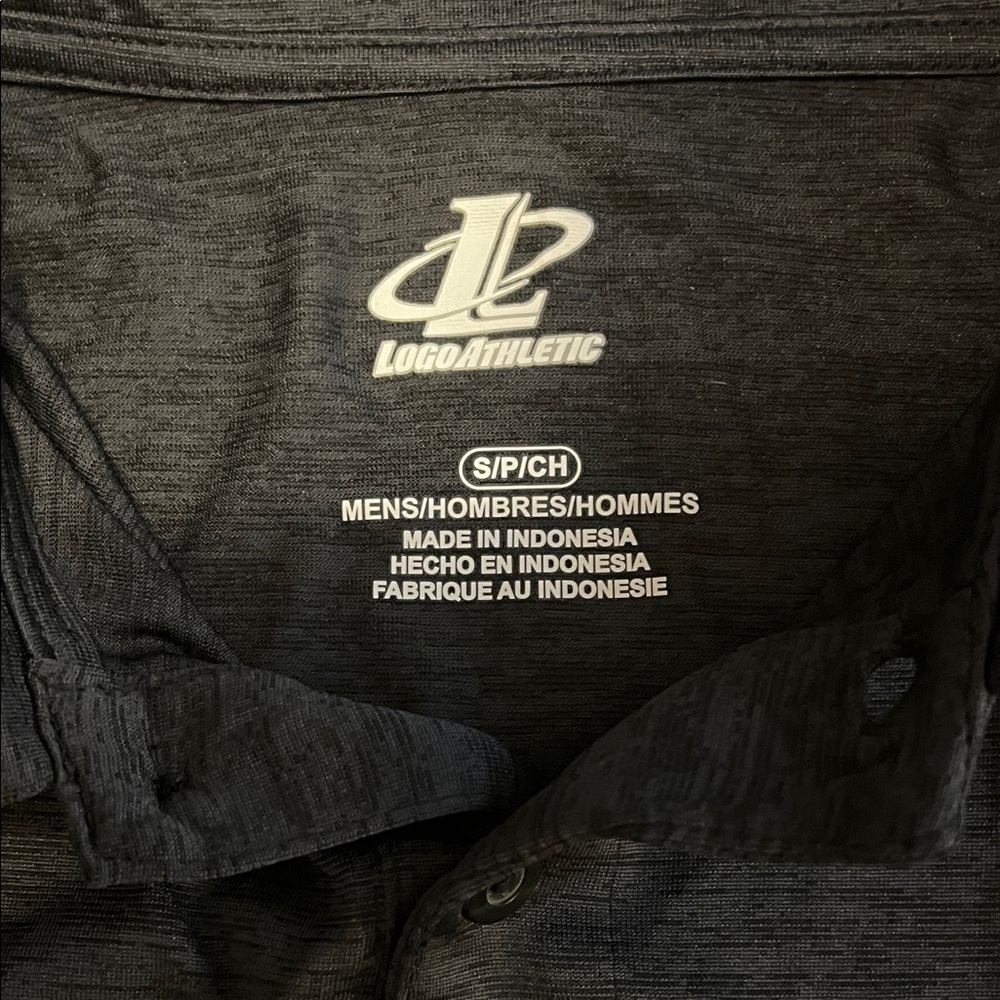 Logo Athletic Black Polo Shirt - Picture 2 of 5